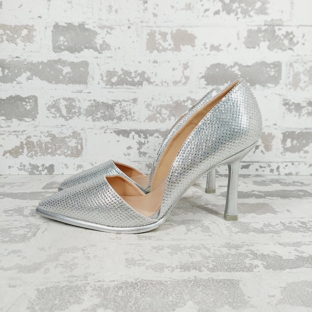 NEW MIA Ciana Pointed Toe Rhinestone Pump Heels A949